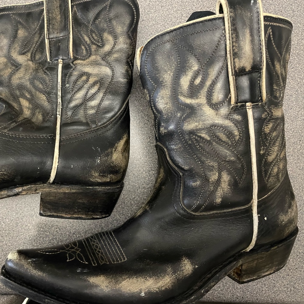 Golden goose short cowboy boots